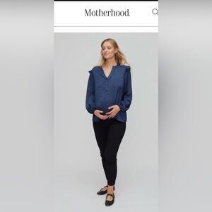 NWT Maternity Heart Print Top